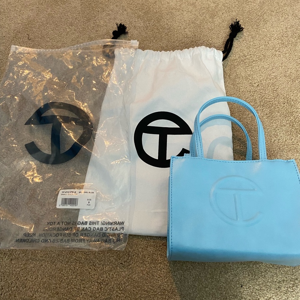 Telfar Small Shopper Pool Blue🐬
